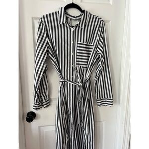Who What Wear Striped Maxi Dress